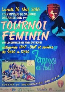 Affiche tournoi féminin O. Saumur