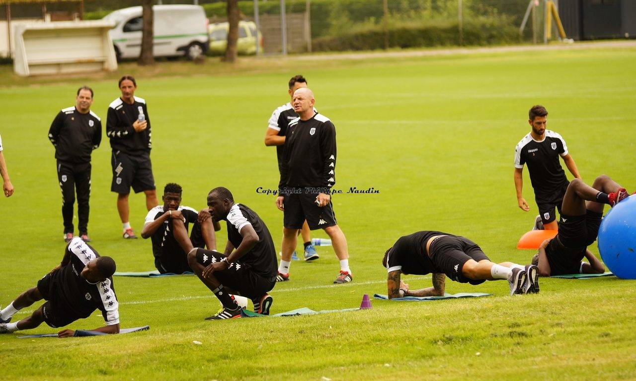 Deuxième journée en photo de la reprise d’entraînement des joueurs d’Angers SCO