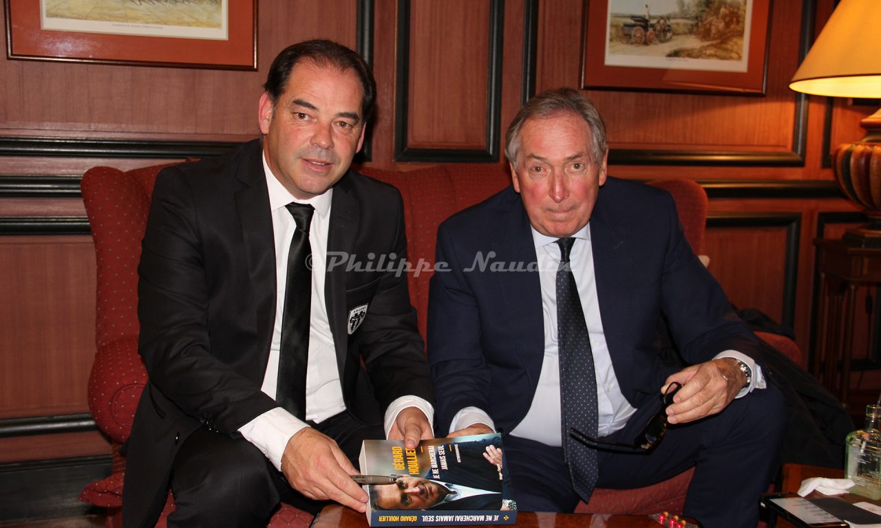 Gérard Houllier, l’invité prestigieux, du club des 100 cravates d’Angers SCO.