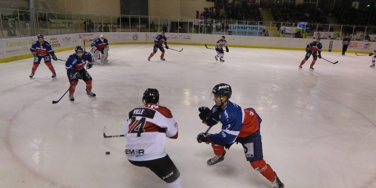 Ligue Magnus (23e journée) :  Angers s’impose de justesse face à Chamonix-Morzine (2-1).