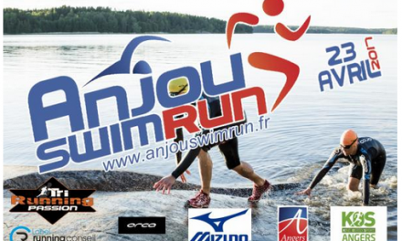 L’association AQUASPORT organise le premier “Anjou swimrun” à Angers, le 23 Avril 2017.