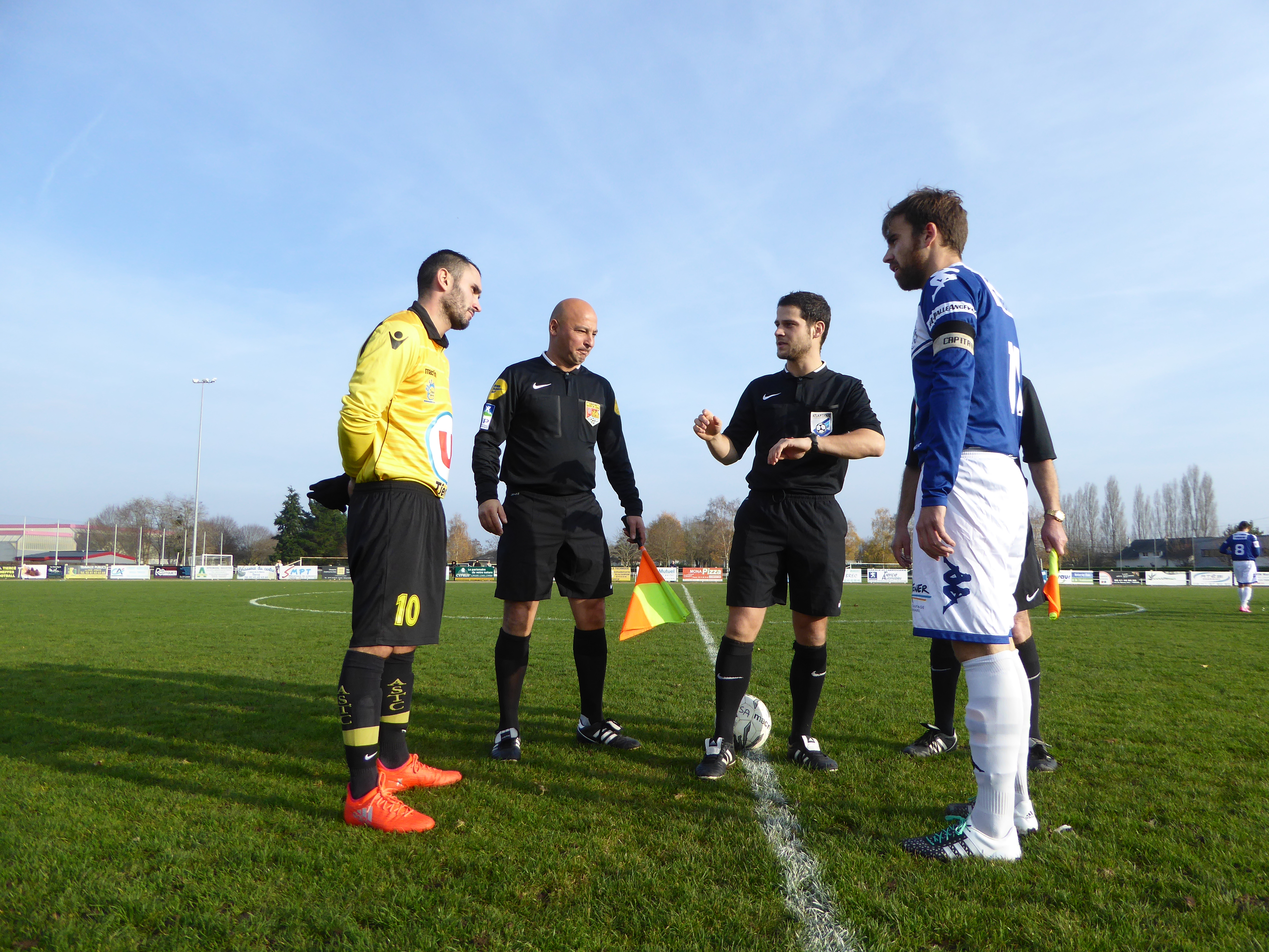 Antoine PAGERIE, lors du match contre Angers NDC.