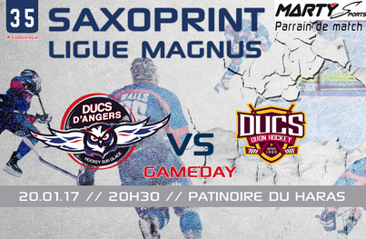 Ligue Magnus (35e journée) : Présentation du match entre Angers et Dijon (20h30).