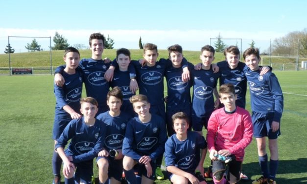 Coupe de l&rsquo;Anjou (U15) : Saint-Sylvain d&rsquo;Anjou se qualifie face à GJ du Vihiersois (8-3).
