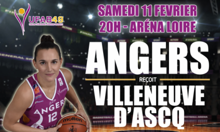 LFB (17e journée) : Gros morceau pour Angers qui reçoit Villeneuve-d’Ascq, prétendant au titre !