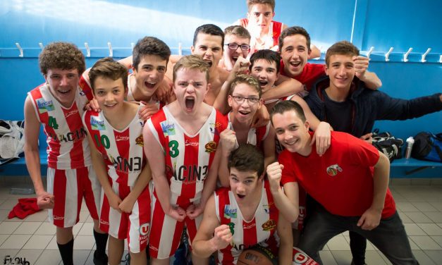 1/2 finale du challenge de l’Anjou (U17 ) : L’ESAB s’impose face à Yzernay (55-53).