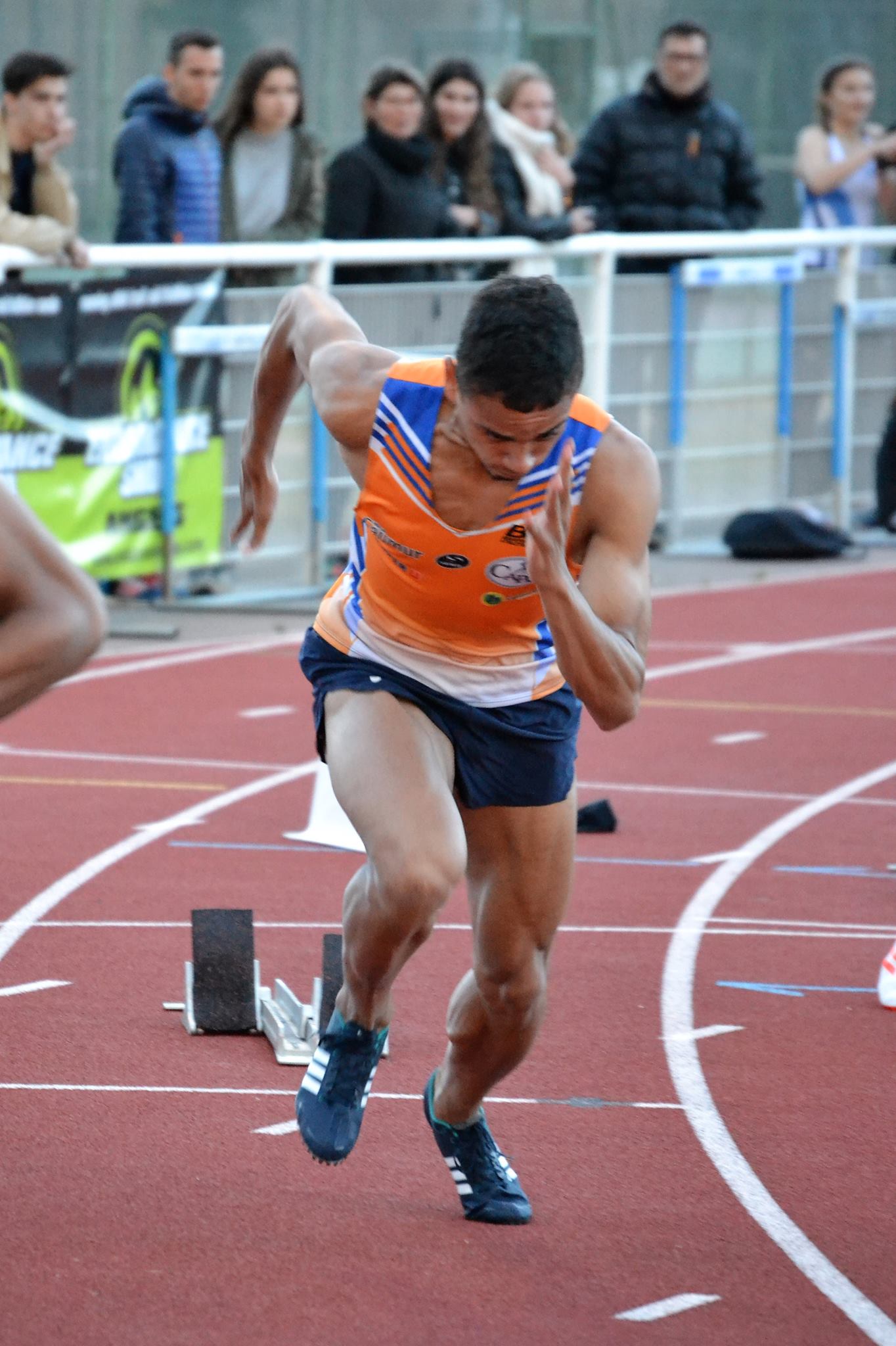 Nicolas Gaborit s'est imposé sur le 200m en 21'92''.