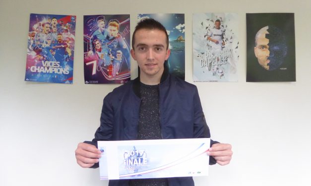 Corentin DAUDIN : Créateur du visuel du billet de la finale de la Coupe de France 2017 de Football !