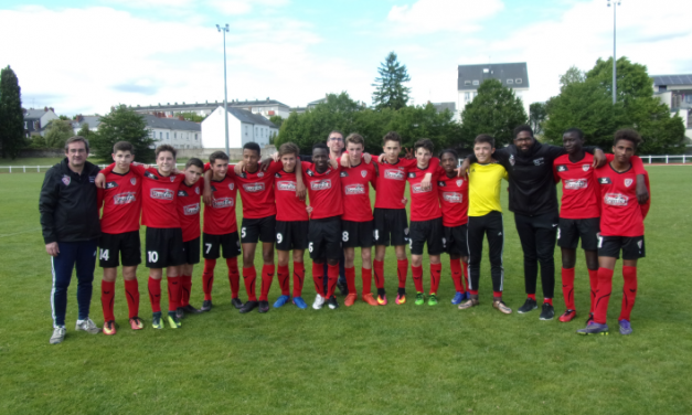 Les U15 d’Angers SCA valident leur montée en PH Région.
