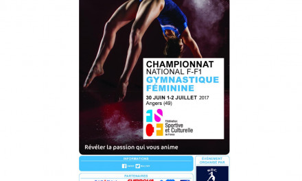 NDC Gymnastique organise le Championnat National de Gymnastique féminine F-F1 par équipes