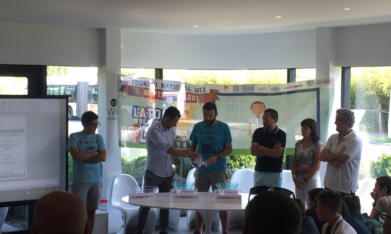 Tirage au sort de la 4eme édition de L’Atoll Beaucouze Cup (tournoi nationale U13).