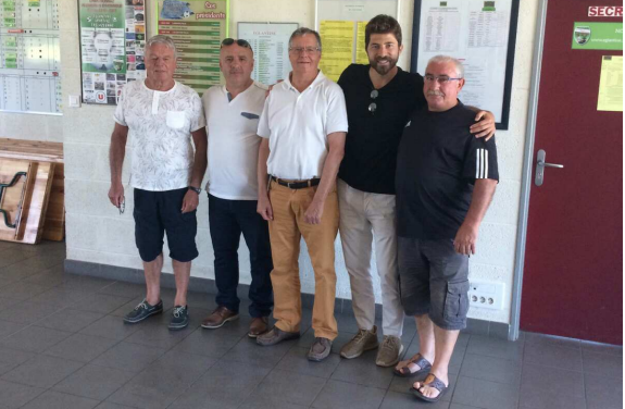 Ibrahim DAGASAN vient rendre une visite surprise à l’Églantine de Trélazé.