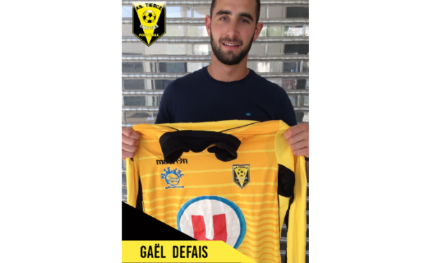 Gaël DEFAIS est la quatrième recrue de l’AS Tiercé-Cheffes.