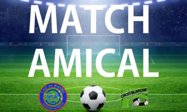 Match de reprise entre le Lac de Maine et la Croix Blanche (0-2).