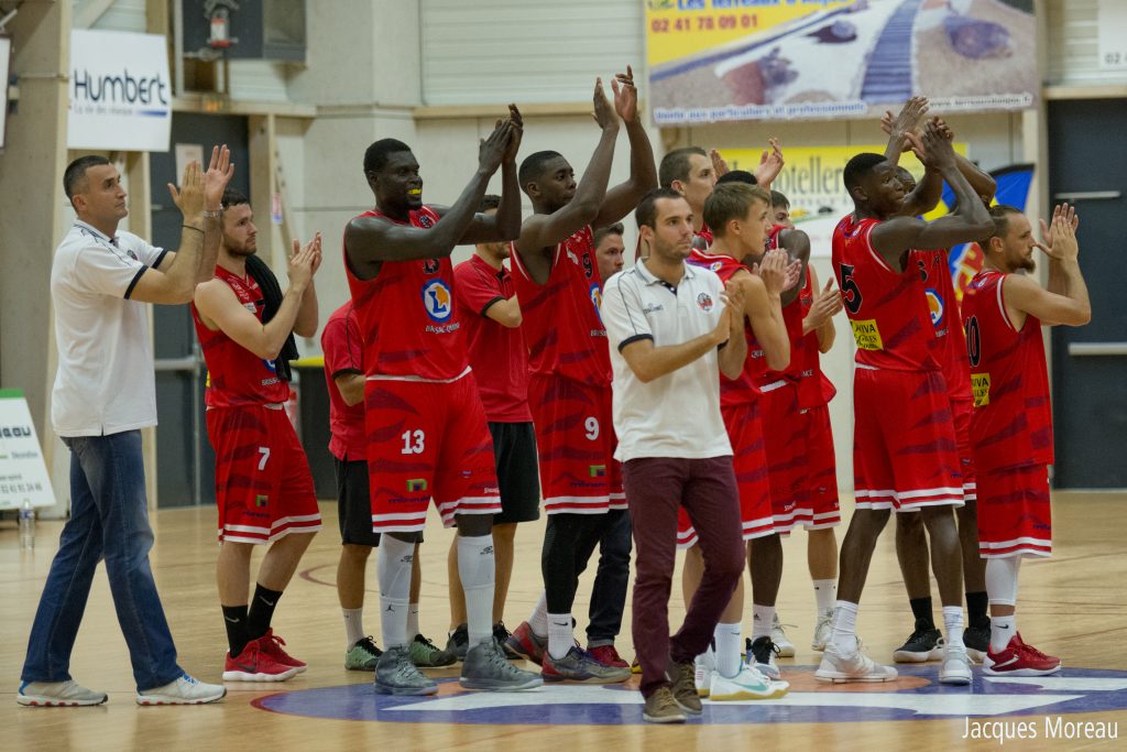 Brissac Aubance Basket s'impose pour la première fois de son histoire à domicile en NM1 (photo : Jacques MOREAU).