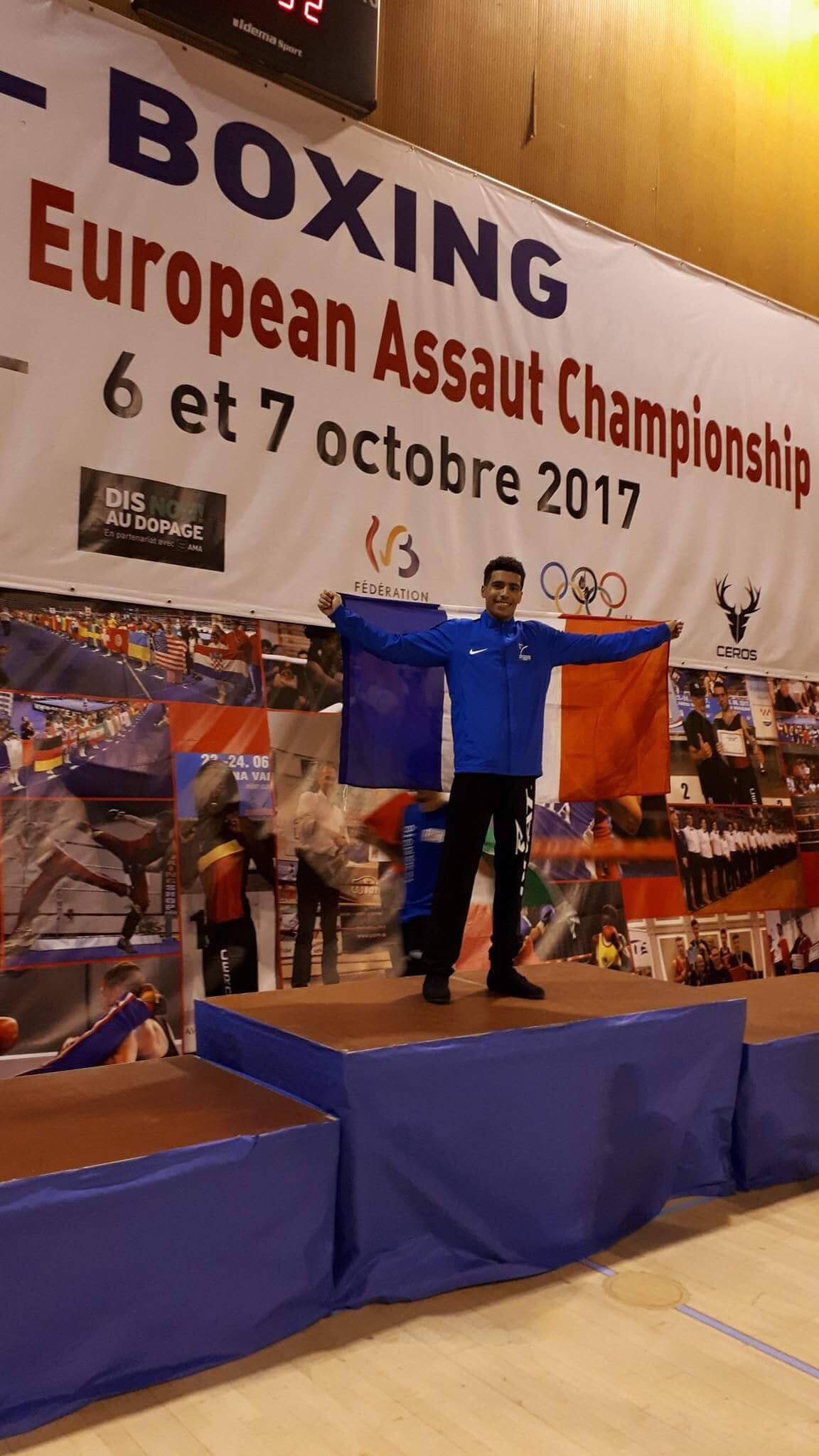 Lilian LOUISET est devenu champion d'Europe en -65 kg.