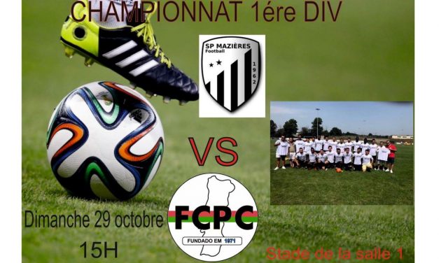 Gros derby choletais, avec la rencontre entre Mazières-en-Mauges et Cholet FCPC !