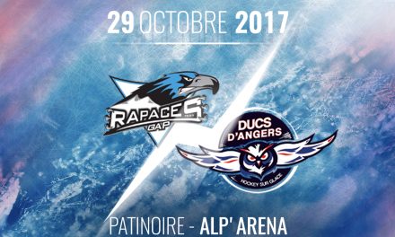 Ligue Magnus (17e journée) : Les Ducs d’Angers chez les Rapaces de Gap, ce dimanche à 18h30 !