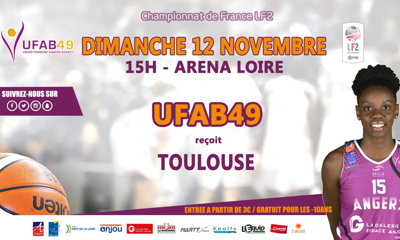 LF2 (10e journée) : L’UFAB reçoit Toulouse en match avancé, ce dimanche à 15h00.