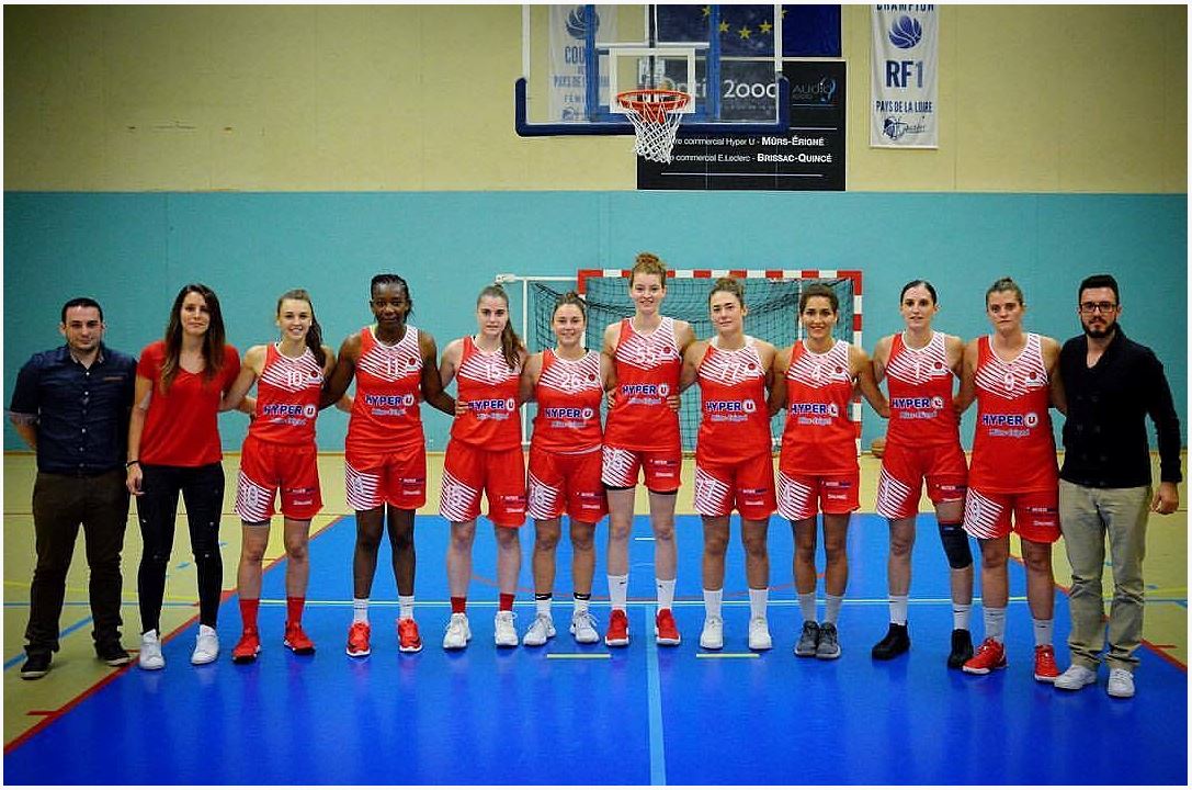 L'équipe féminine de Mûrs-Érigné Basket Club est montée cette saison en Nationale 2.