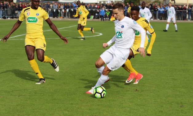 Hugo PIOU : J’ai été heureux de faire partie de la famille d’Angers NDC et de jouer contre le Stade Lavallois en coupe de France.