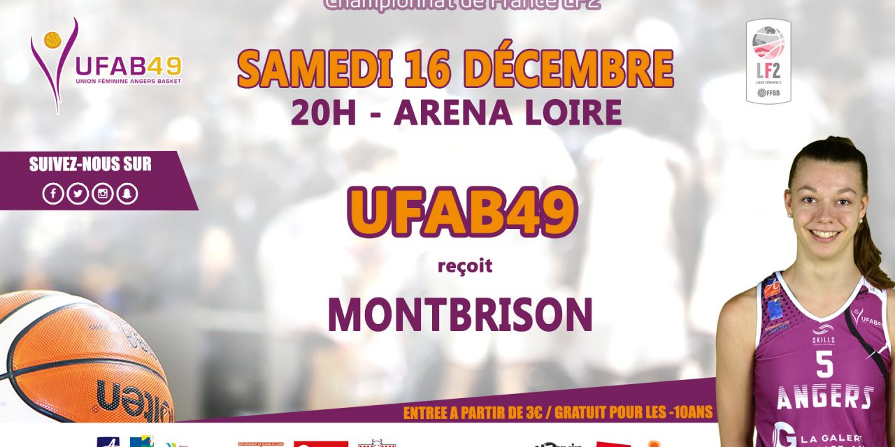 LF2 (11e journée) : L’UFAB 49 reçoit Montbrison dans un match de haut de tableau.