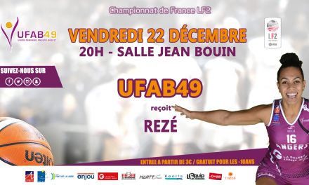 LF2 (12e journée) : L’UFAB reçoit Saint-Paul Rezé, ce  vendredi, à la salle Jean Bouin !