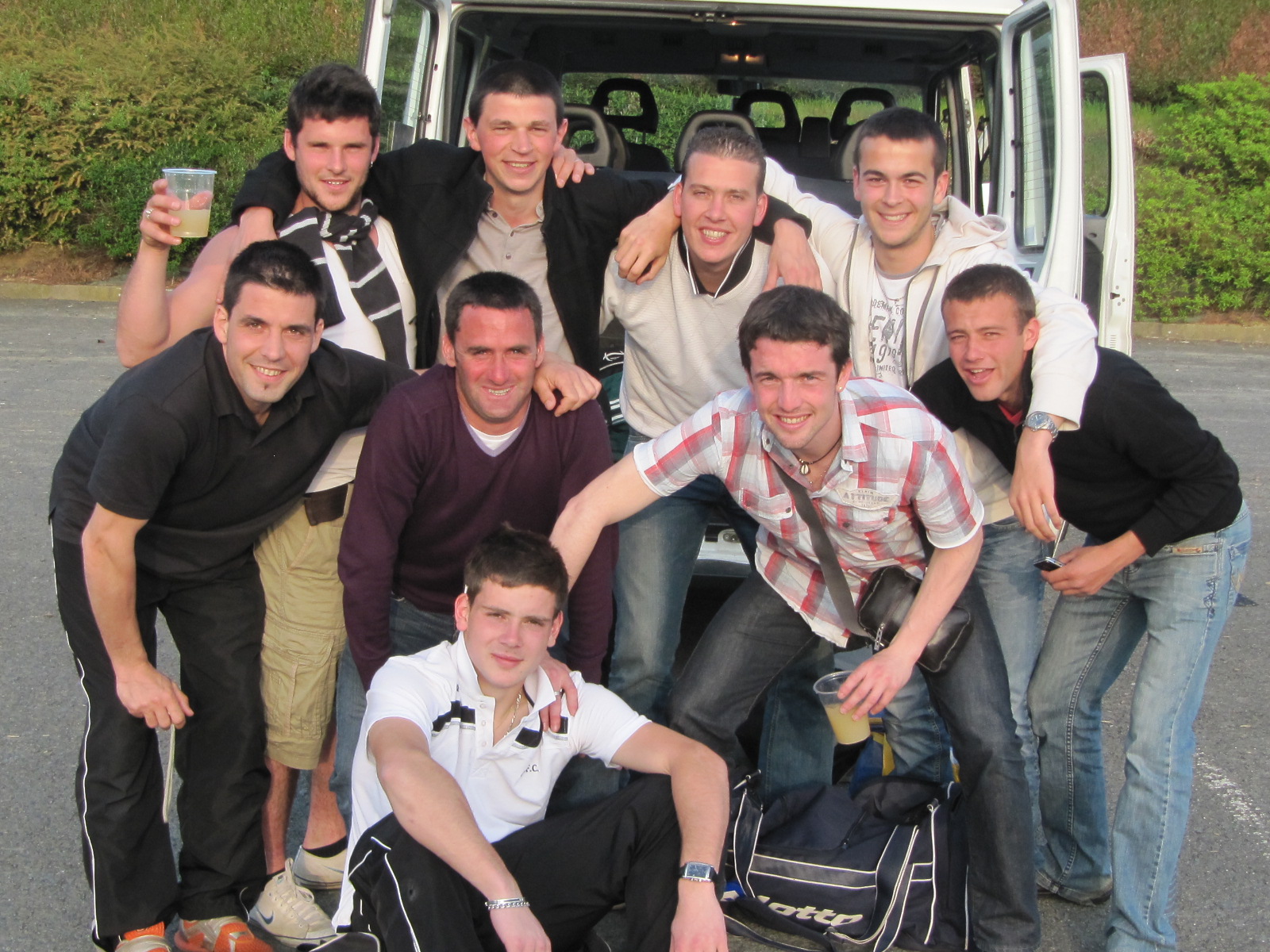 Avec les copains d'AJJFC, l'année de la DRH (Photo - André Paquereau).