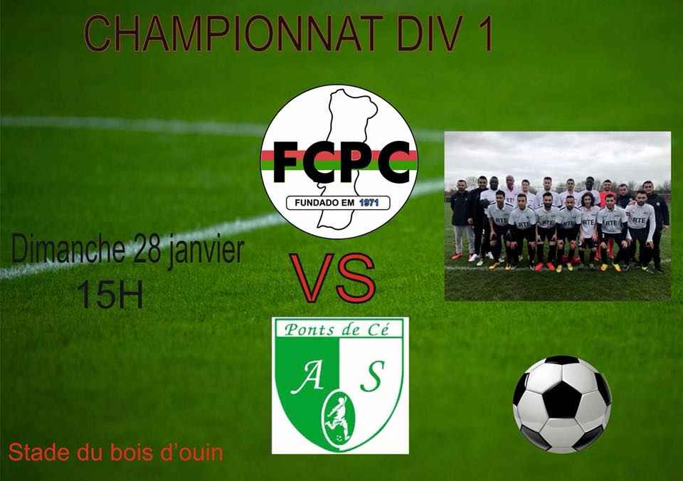 D1 (11e journée) : Cholet FCPC reçoit l’équipe des Ponts-de-Cé pour l’affiche du championnat !