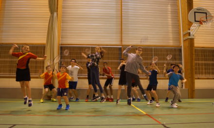 À la rencontre des jeunes du Badminton Angers Club.