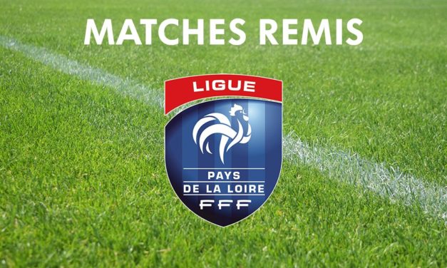 Récapitulatif de tous les matchs remis, au niveau Ligue, pour les équipes du Maine-et-Loire.