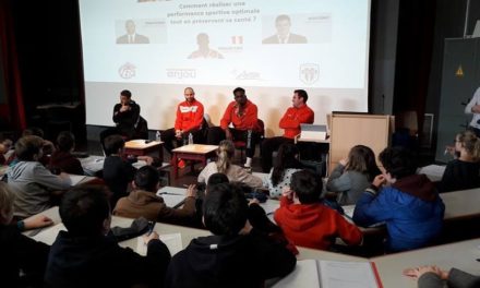 Dans les pas des géants ! Les collégiens de Mongazon à la rencontre des sportifs professionnels.