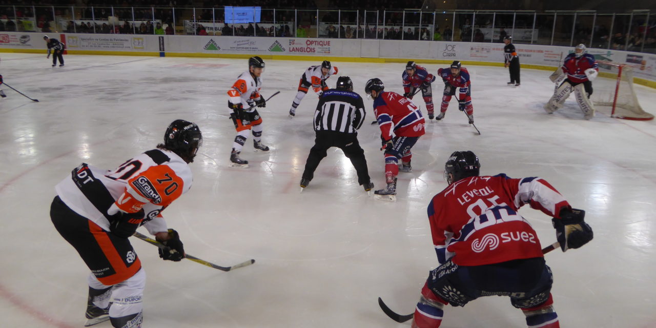 Ligue Magnus (43e journée) : Angers remporte la mise dans le money-time face à Épinal (3-2).