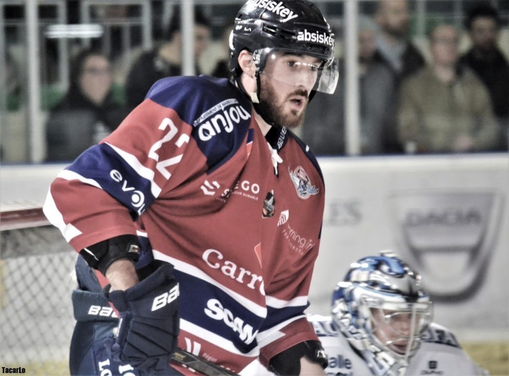 Brian HENDERSON a été l'auteur d'un but et d'une bonne prestation. Malgré la défaite, il a été élu homme du match (Charlotte TACARLO).