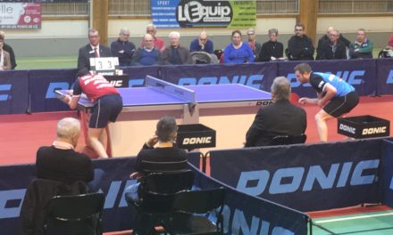 PRO A (12e journée) : La Vaillante Tennis de Table s’incline au terme d’un match très frustrant contre le SPO Rouen TT (2-3).