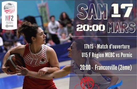 NF2 (19ème journée) : Mûrs-Érigné est toujours dans la course aux play-offs contre Franconville.