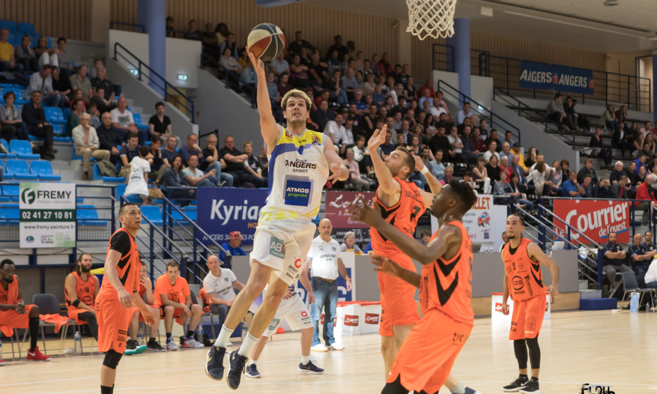 NM2 (play-offs, match aller) : L’Étoile Angers Basket s&rsquo;impose sur le fil face à Kaysersberg (89-84).