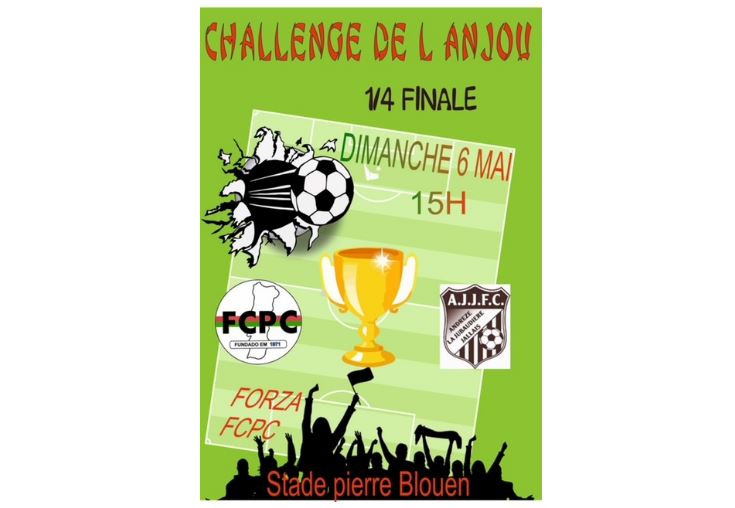 Quart de finale du challenge de l’Anjou : Andrezé-Jub-Jallais rêve de faire tomber le Cholet FCPC.