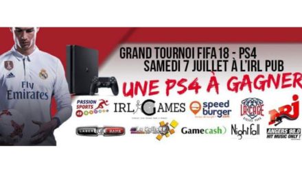 Same Blood E-Sport organise un tournoi de jeu vidéo de football virtuel FIFA 18 sur Playstation 4.