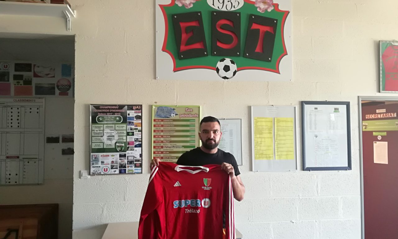 Kévin MERCIER renforce le secteur défensif de l’Églantine de Trélazé.