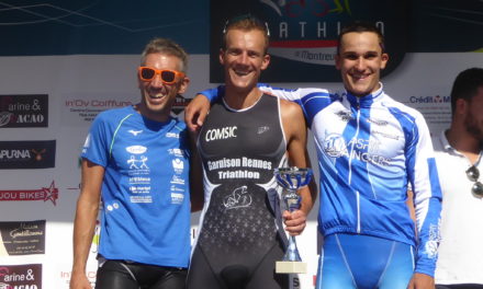 Julien GONNET et Marjorie COLOMBAN s’imposent au Triathlon S de Montreuil-Juigné.