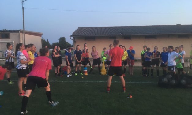 Heure de reprise pour les féminines de l’Andrezé Jub Jallais Football Club.