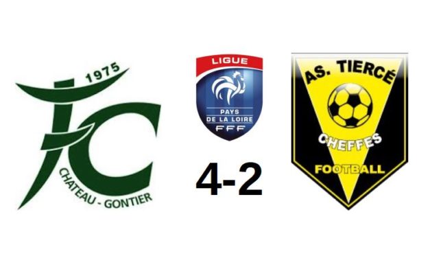 Coupe des Pays de la Loire (2e Tour) : Grosse déception de Tiercé-Cheffes à Château-Gontier (4-2).