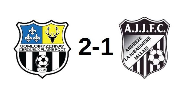 D1 (1ère journée) : Somloiryzernay sort vainqueur du match face à Andrezé-Jub-Jallais (2-1).