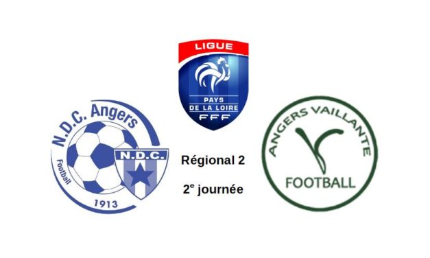 R2 (2e journée) : Premier derby angevin de la saison pour Angers NDC et la Vaillante.