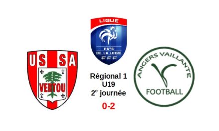 R1 U19 (3e journée) : Malgré le vent et la pluie, la Vaillante d’Angers s’impose à Vertou (2-0).