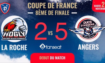 Coupe de France (8e de finale) : Les Ducs d’Angers se sont fait peur à la Roche-sur-Yon (5-2).