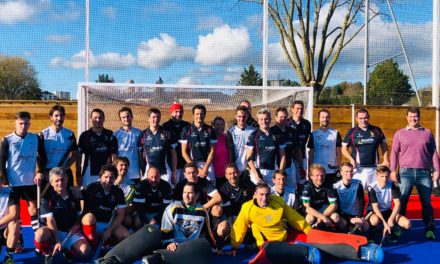 Courte victoire d’Angers SCO Hockey contre l’équipe de France vétérans.