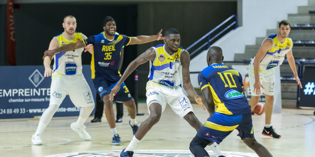 NM1 (17e journée) : L’Étoile Angers Basket craque en fin de match à Rueil (102-84).