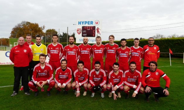 R2 (15e journée) : Le triplé d’Aurélien RAYER donne la victoire de Mûrs-Érigné face à l’US Changé (b) (3-0).